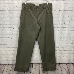 GAP Field Officer Pants Men's Size 38x32 Army Green Removable Flannel Lining